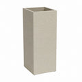 Pflanzkübel hoch Beige Polypropylen quadratisch 30 x 30 x 80 cm